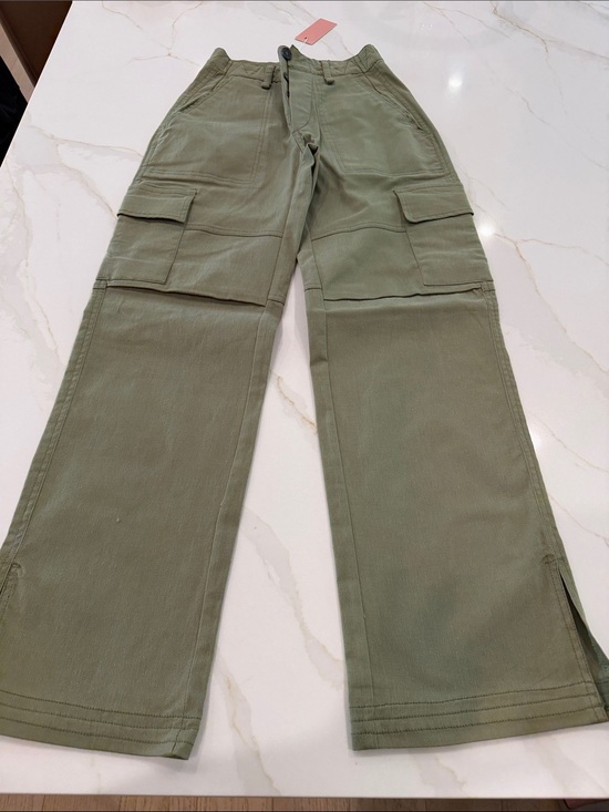 Miss Lola Pants - NWT miss Lola olive green cargo pants size S